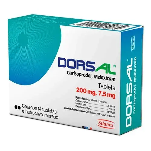 DORSAL 200/7.5MG TABLETAS C/14