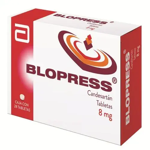 BLOPRESS 8MG TABLETAS C/28
