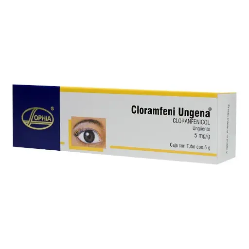 CLORAMFENI UNGENA 5MG/G UNGUENTO 5G