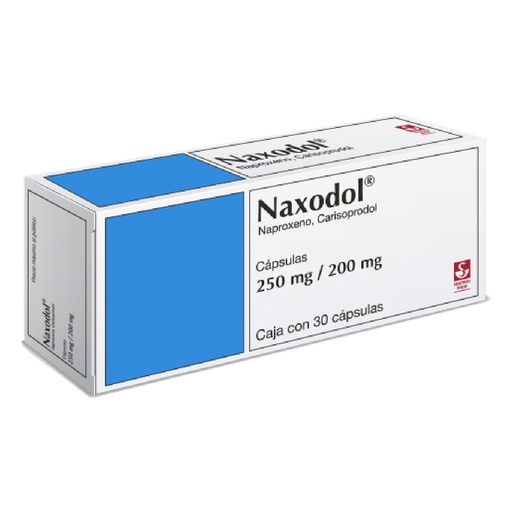 NAXODOL 250/200MG CAPSULAS C/30