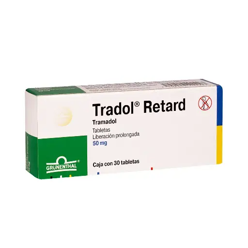 TRADOL RETARD 50MG TABLETAS C/30