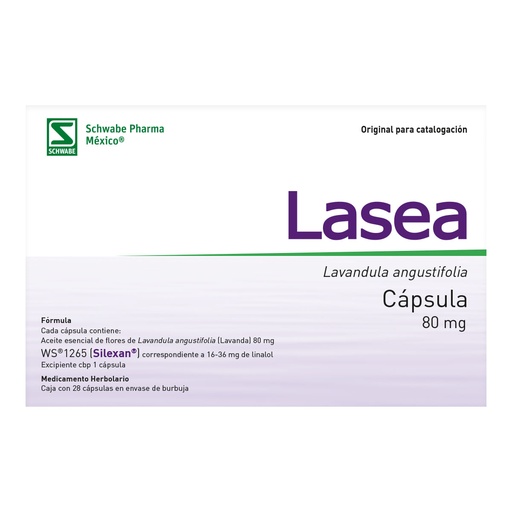 LASEA 80MG CAPSULAS C/28