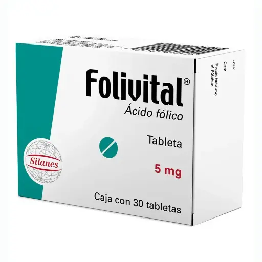 FOLIVITAL 5MG TABLETAS C/30