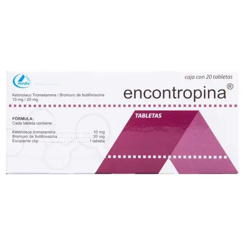 ENCONTROPINA 10/20MG TABLETAS C/20