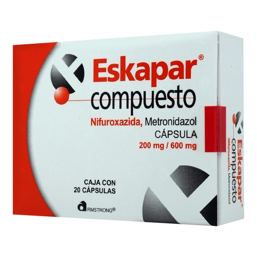 ESKAPAR COMP 200/600MG CAPSULAS C/20