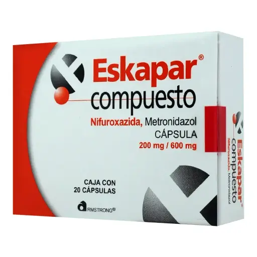 ESKAPAR COMP 200/600MG CAPSULAS C/20