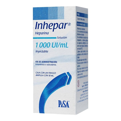 INHEPAR 1000 UI/ML AMPULA 10ML