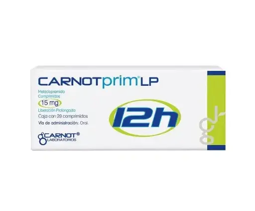 CARNOTPRIM 12H 15MG COMPRIMIDOS LP C/20