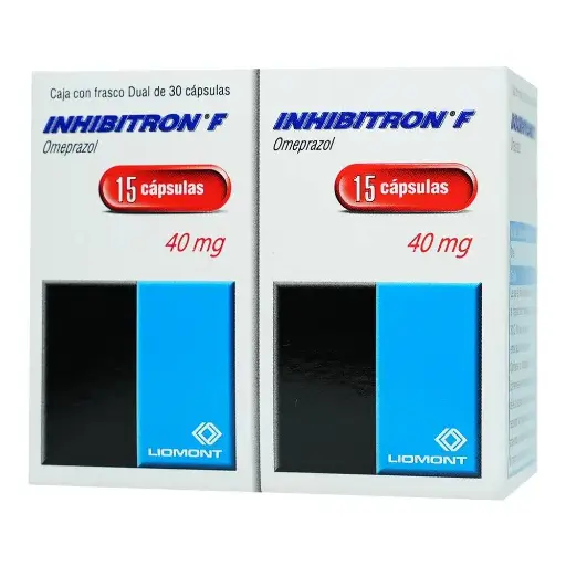 INHIBITRON F 40MG CAPSULAS C/15 (DUAL)