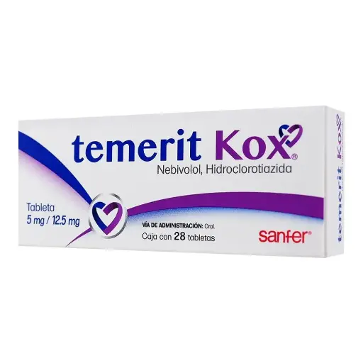 TEMERIT KOX 5/12.5MG TABLETAS C/28