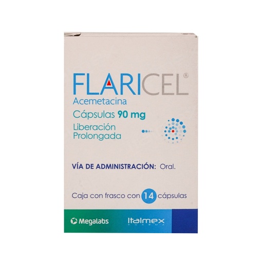 FLARICEL 90MG CAPS C/14