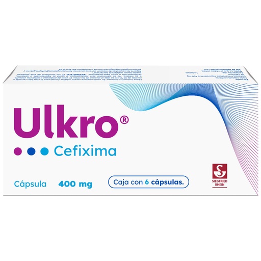 ULKRO 400MG CAPSULAS C/6