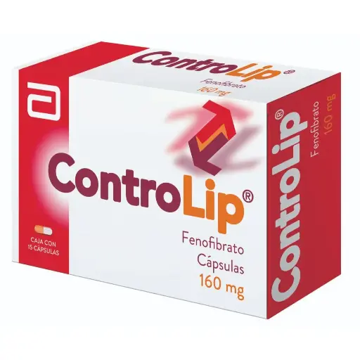 CONTROLIP 160MG CAPSULAS C/15
