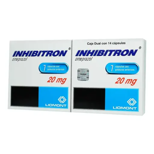 INHIBITRON 20MG CAPSULAS C/7 (DUAL)
