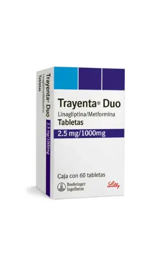 TRAYENTA DUO 2.5/1000MG TABLETAS C/60