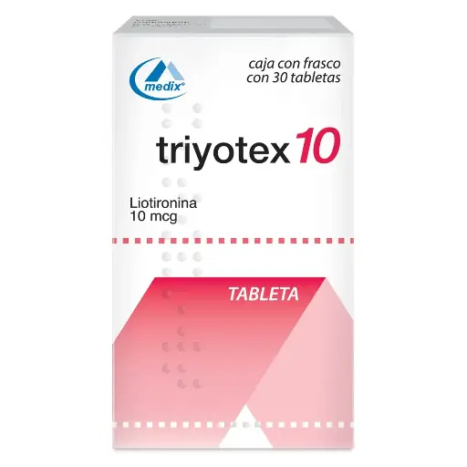 TRIYOTEX 10 10MCG TABLETAS C/30