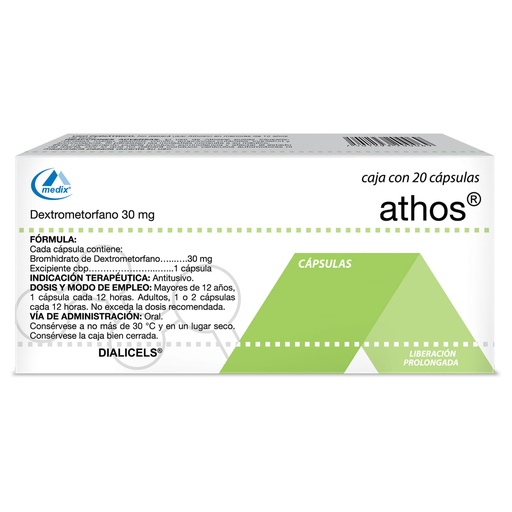 ATHOS 30MG CAPSULAS C/20