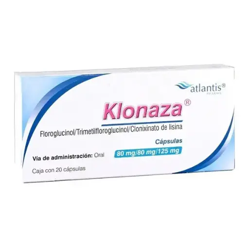 KLONAZA 80/80/125MG CAPSULAS C/20