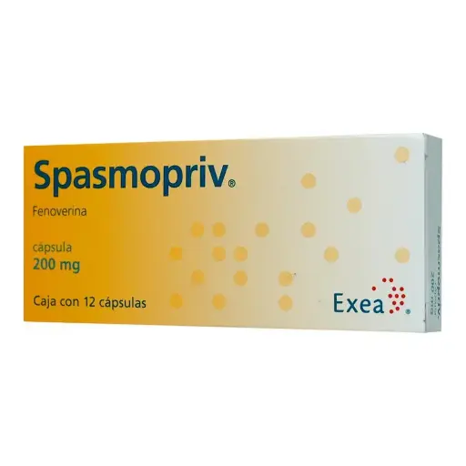 SPASMOPRIV 200MG CAPSULAS C/12