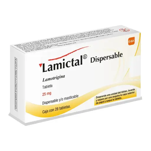LAMICTAL DISPER 25MG TABLETAS C/28