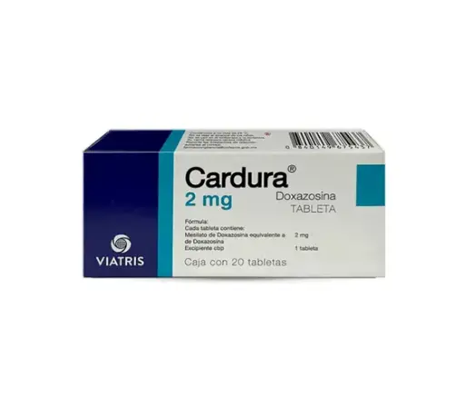 CARDURA 2MG TABLETAS C/20