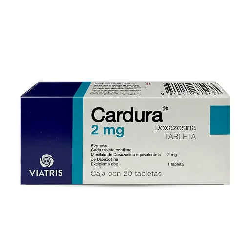 CARDURA 2MG TABLETAS C/20