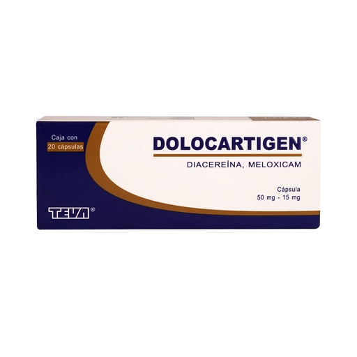 DOLOCARTIGEN 50/15MG CAPSULAS C/20