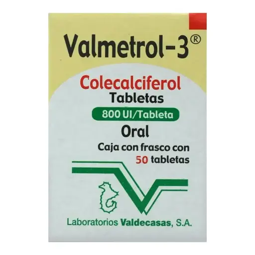 VALMETROL-3 800UI TABLETAS C/50