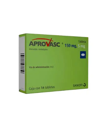 APROVASC 150/5MG TABLETAS C/14
