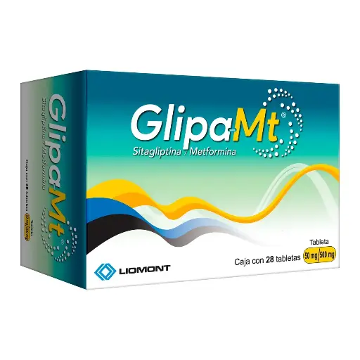 GLIPA-MT 50/500 MG TABLETAS C/28