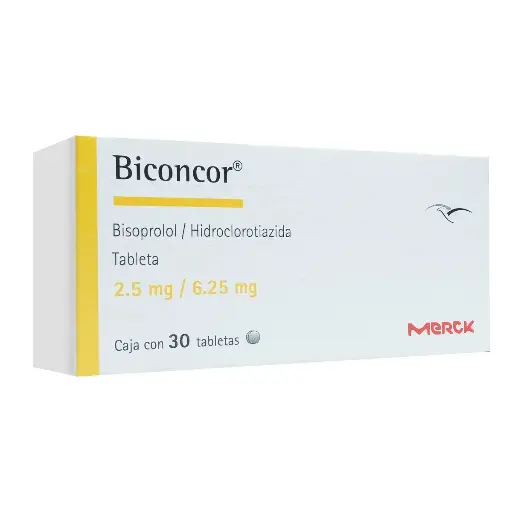 BICONCOR 2.5/6.25MG GRAGEAS C/30