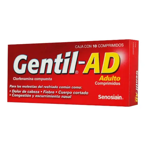 GENTIL AD COMPRIMIDOS C/10