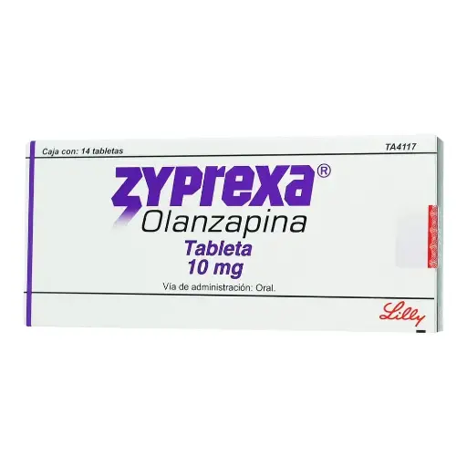 ZYPREXA 10MG TABLETAS C/14
