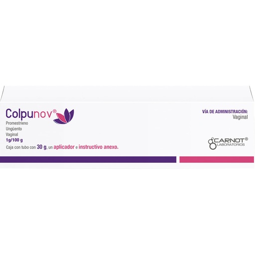 COLPUNOV 1/100G UNGÜENTO VAGINAL TUBO 30G
