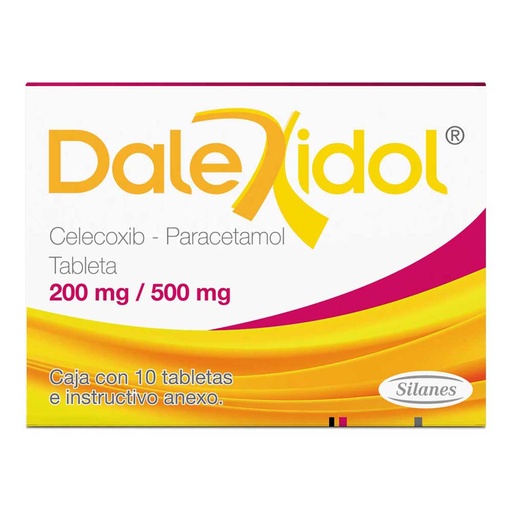 DALEXIDOL 200/500MG TABLETAS C/10