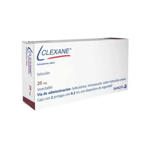 CLEXANE 20MG/0.2ML INYECTABLE C/2