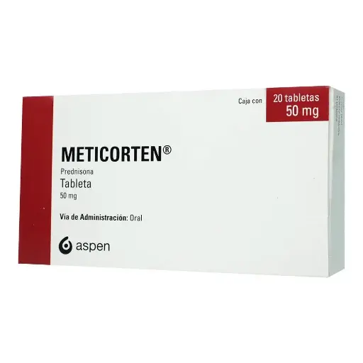 METICORTEN 50MG TABLETAS C/20
