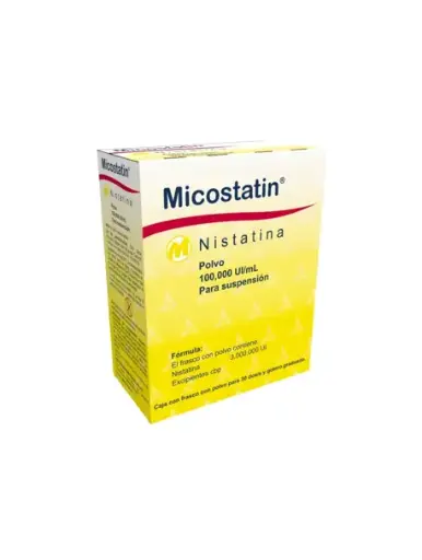 MICOSTATIN 100000UI/ML SUSPENSION DOSIS C/30