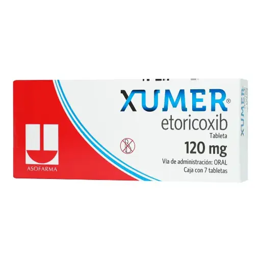 XUMER 120MG TABLETAS C/7