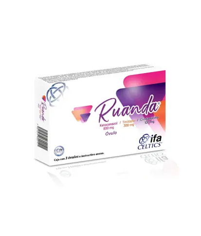 RUANDA 800/300/100 MG OVULOS C/3