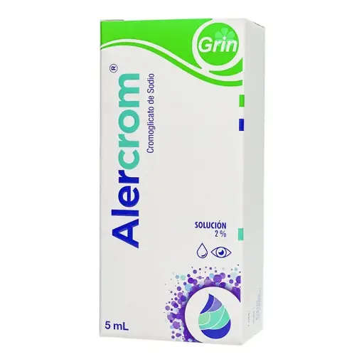 ALERCROM 2% SOLUCION OFTALMICAS 5ML