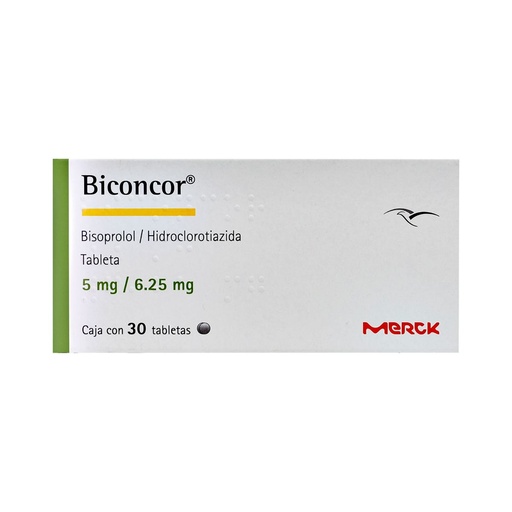 BICONCOR 5/6.25MG TABLETAS C/30