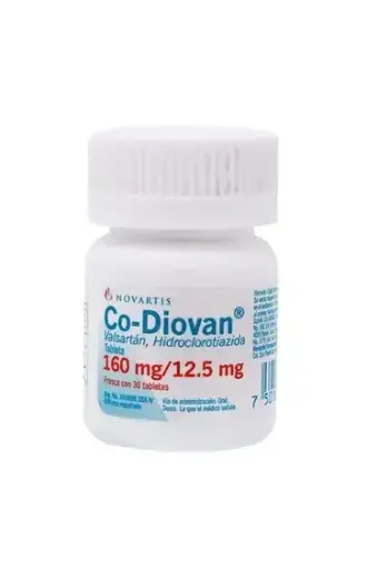 CO-DIOVAN 160/12.5MG TABLETAS C/30