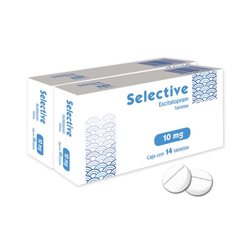 SELECTIVE 10MG TABLETAS C/14 (DUAL)