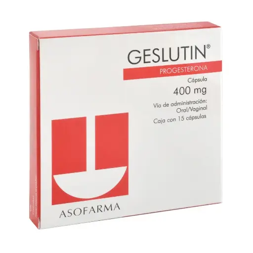 GESLUTIN 400MG CAPSULAS C/15