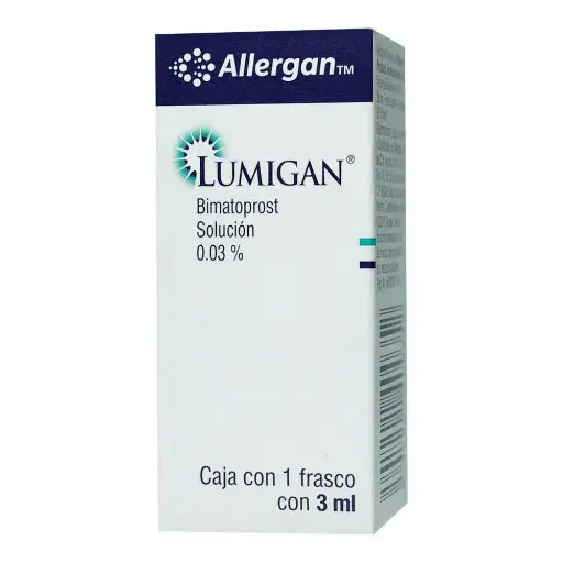 LUMIGAN 0.03% GOTAS OFTALMICAS 3ML