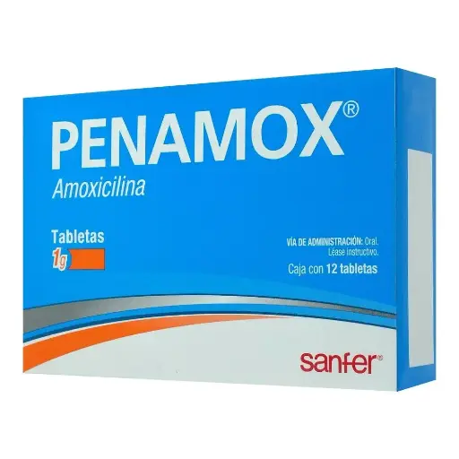 PENAMOX 1G TABLETAS C/12