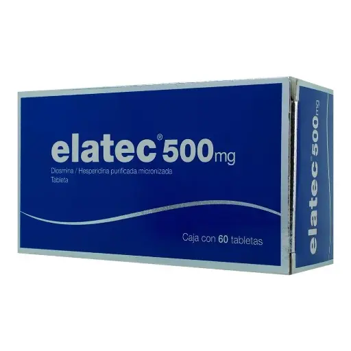 ELATEC 500MG TABLETAS C/60
