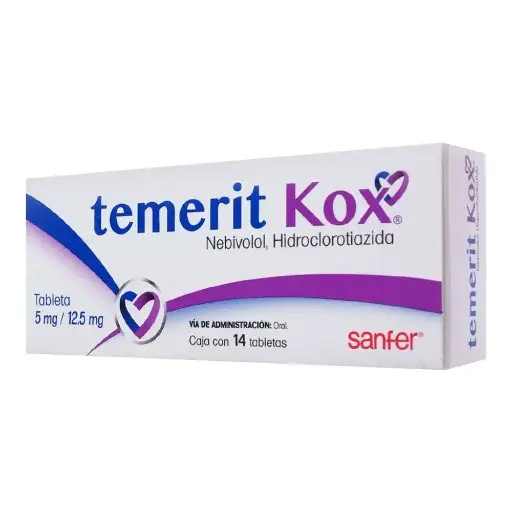 TEMERIT KOX 5/12.5MG TABLETAS C/14