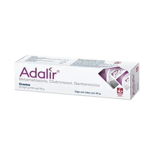 ADALIR 50MG/1G/100MG/100G CREMA 40G